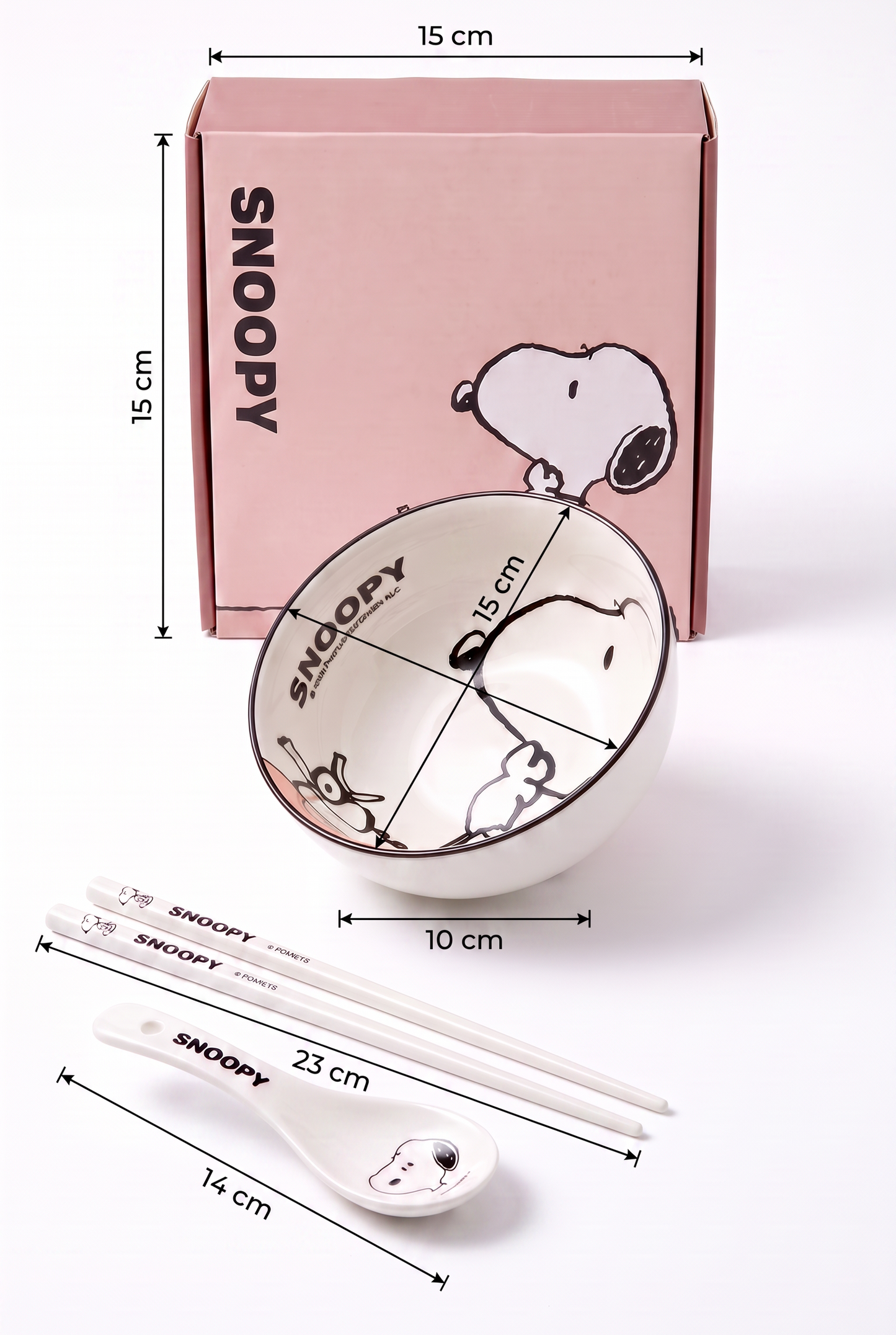 Set de 4 tazones de Cerámica