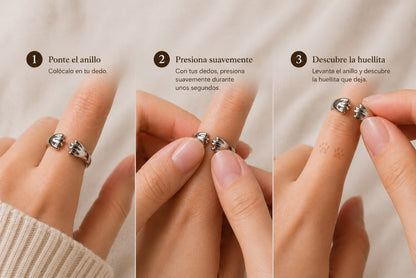 Anillo Huellita de Mascota
