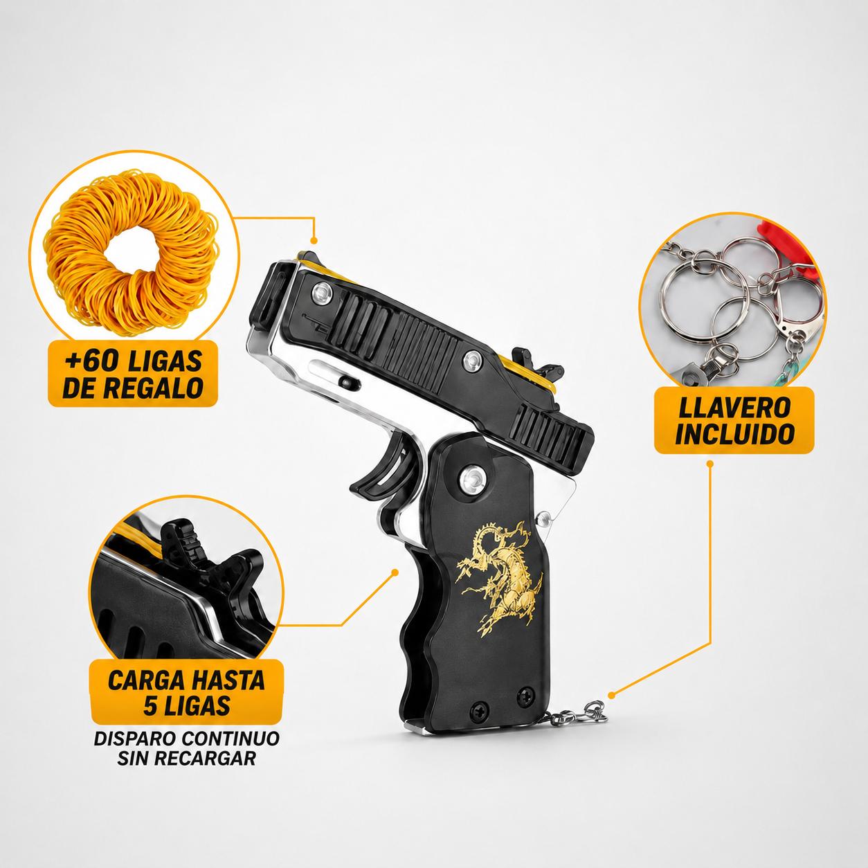 Mini Pistola Lanza Ligas
